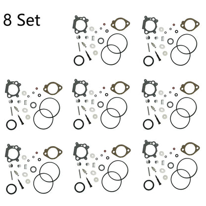 8 Set Carburetor Repair Kit For BriggsStratton 492495 493762 498260 Replacement