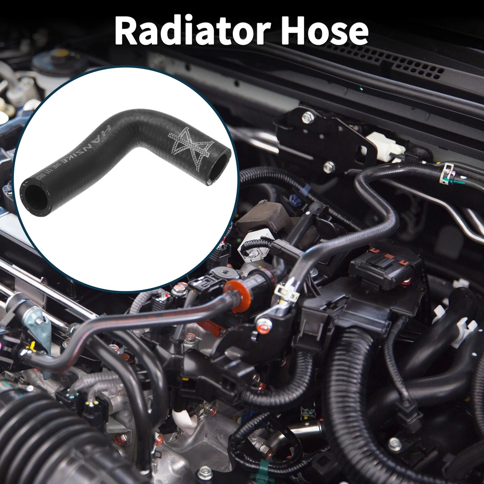 Radiator Hose Coolant Pipe Replacement for Audi A4 FWD Base Sedan (2009–2016)
