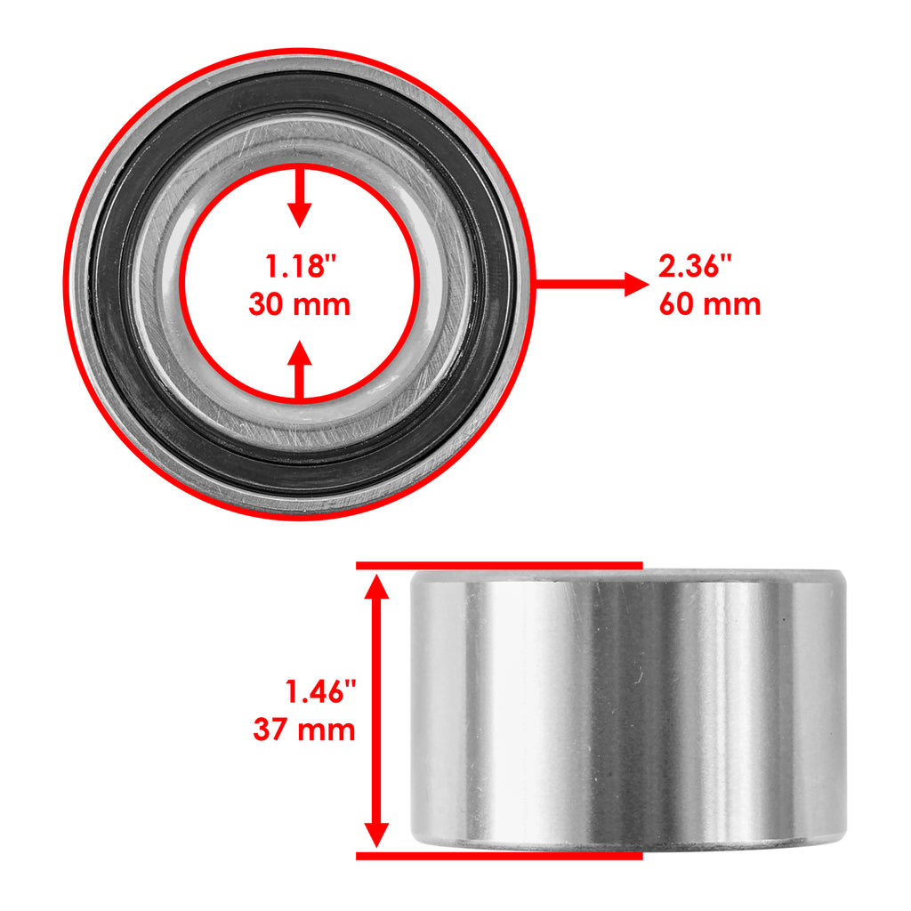 Front Rear Wheel Bearing Replacement for Can-Am Outlander L 450 2015-2016