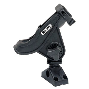 Scotty 280-BK Rod Holder for Bait Caster/Spinning (Deck/Side Mount)