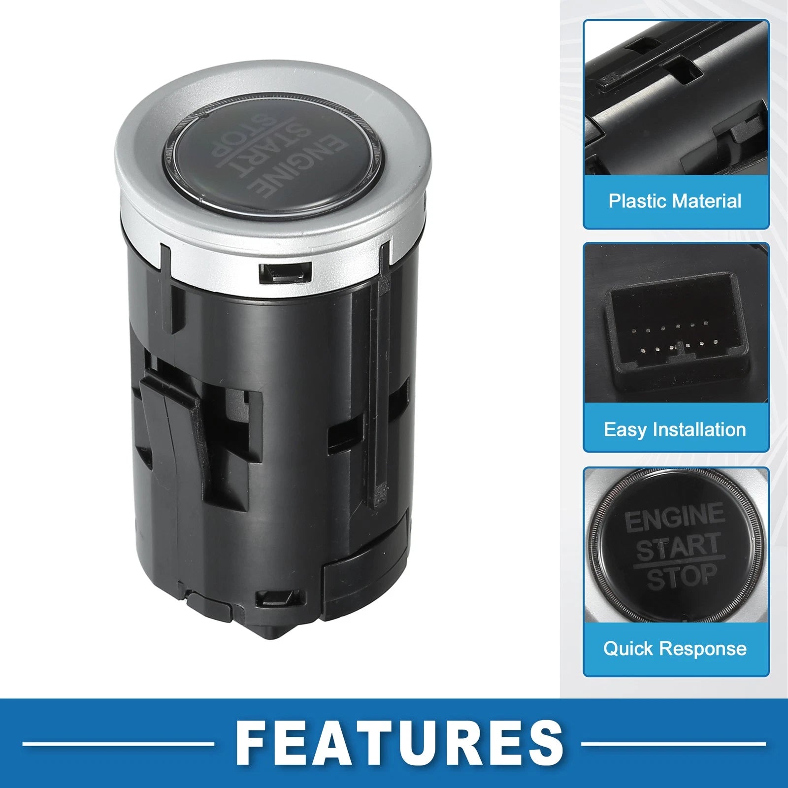 Engine Start Stop Switch Button Replacement for Honda Fit (2015–2018)