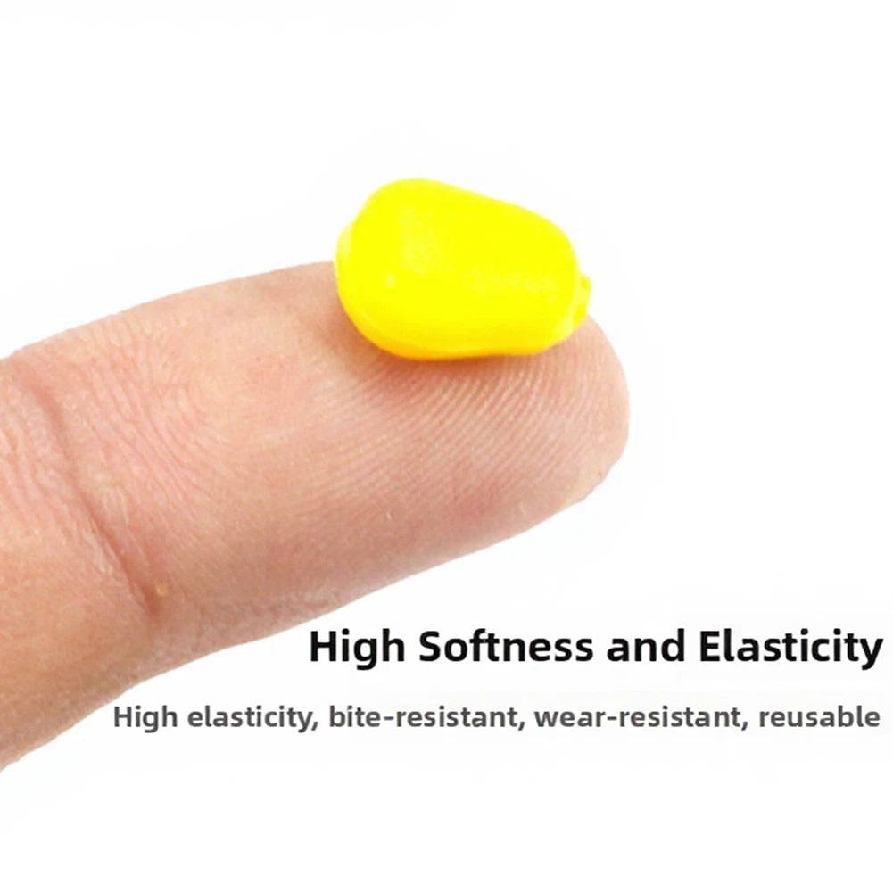 50pcs Floating Yellow Corn Baits for Carp Fishing