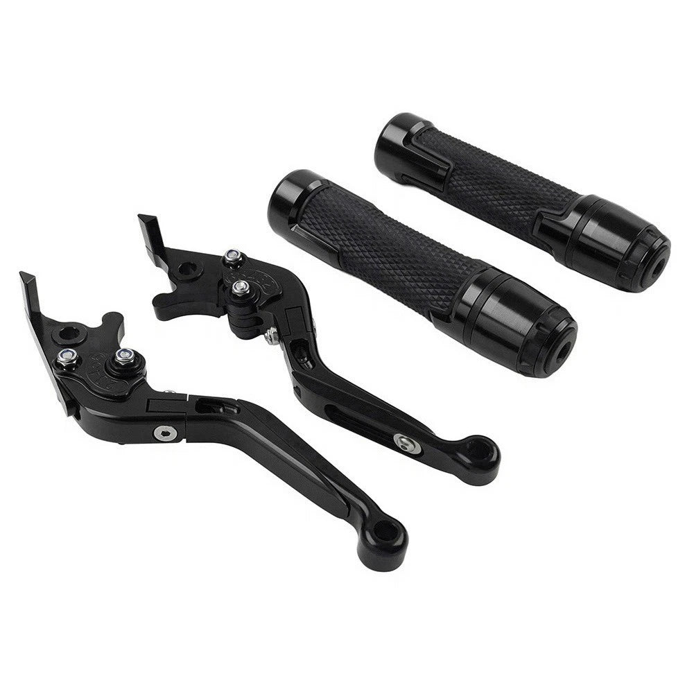 Folding Extendable Brake Clutch Levers Grip Set for Daytona 675 (2013–2018)