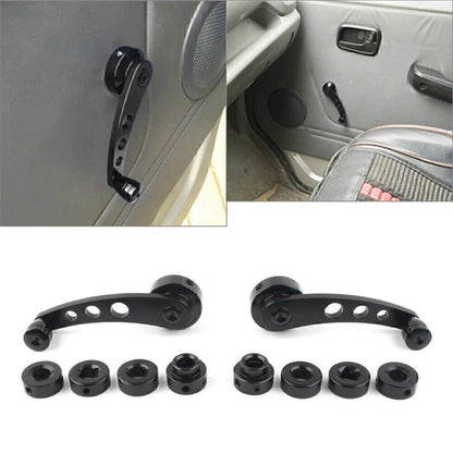 2X CNC Aluminum Alloy Window Crank Handle for Universal Vehicles