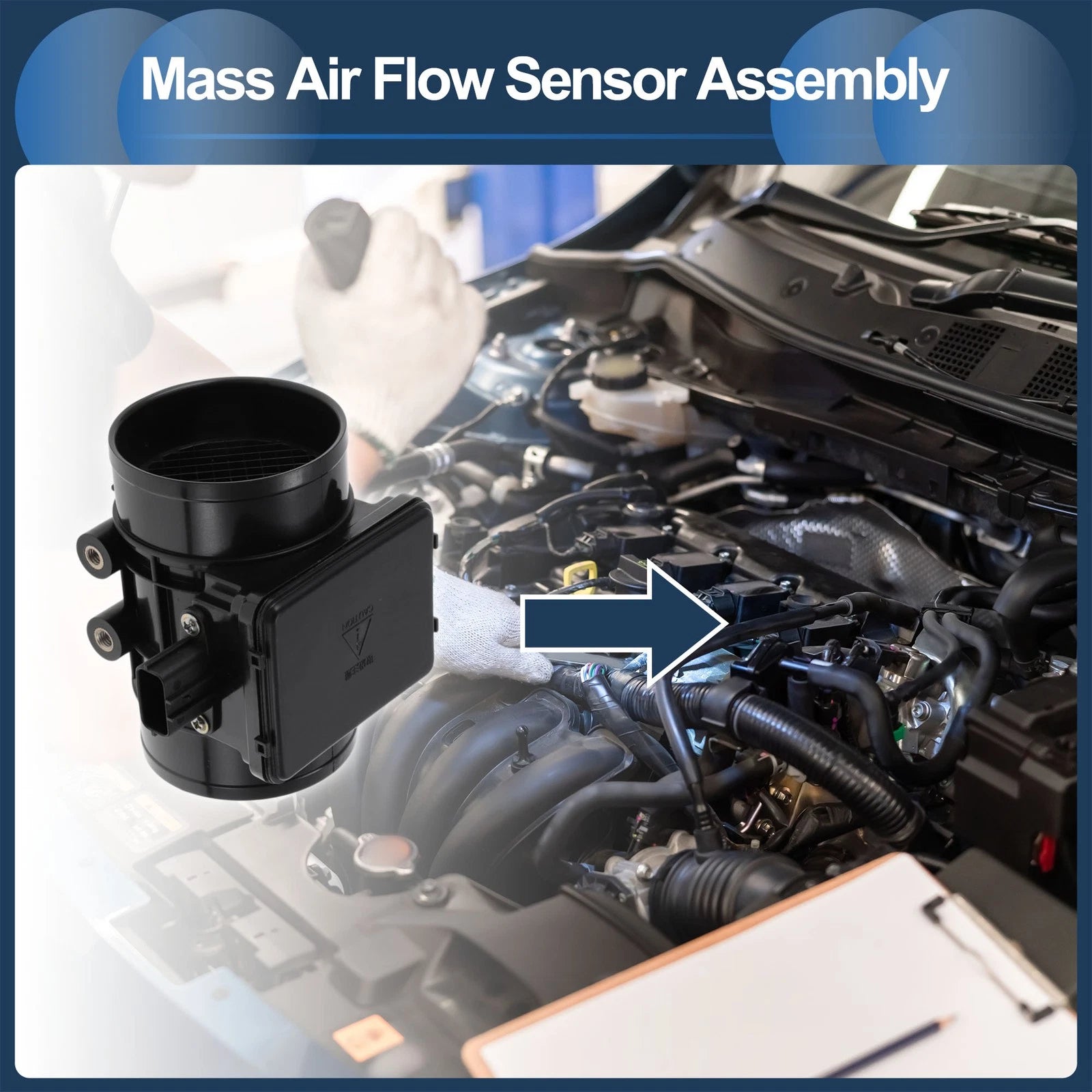 Mass Air Flow Sensor Assembly No.E5T53171 for Mazda MPV II (2000–2005)