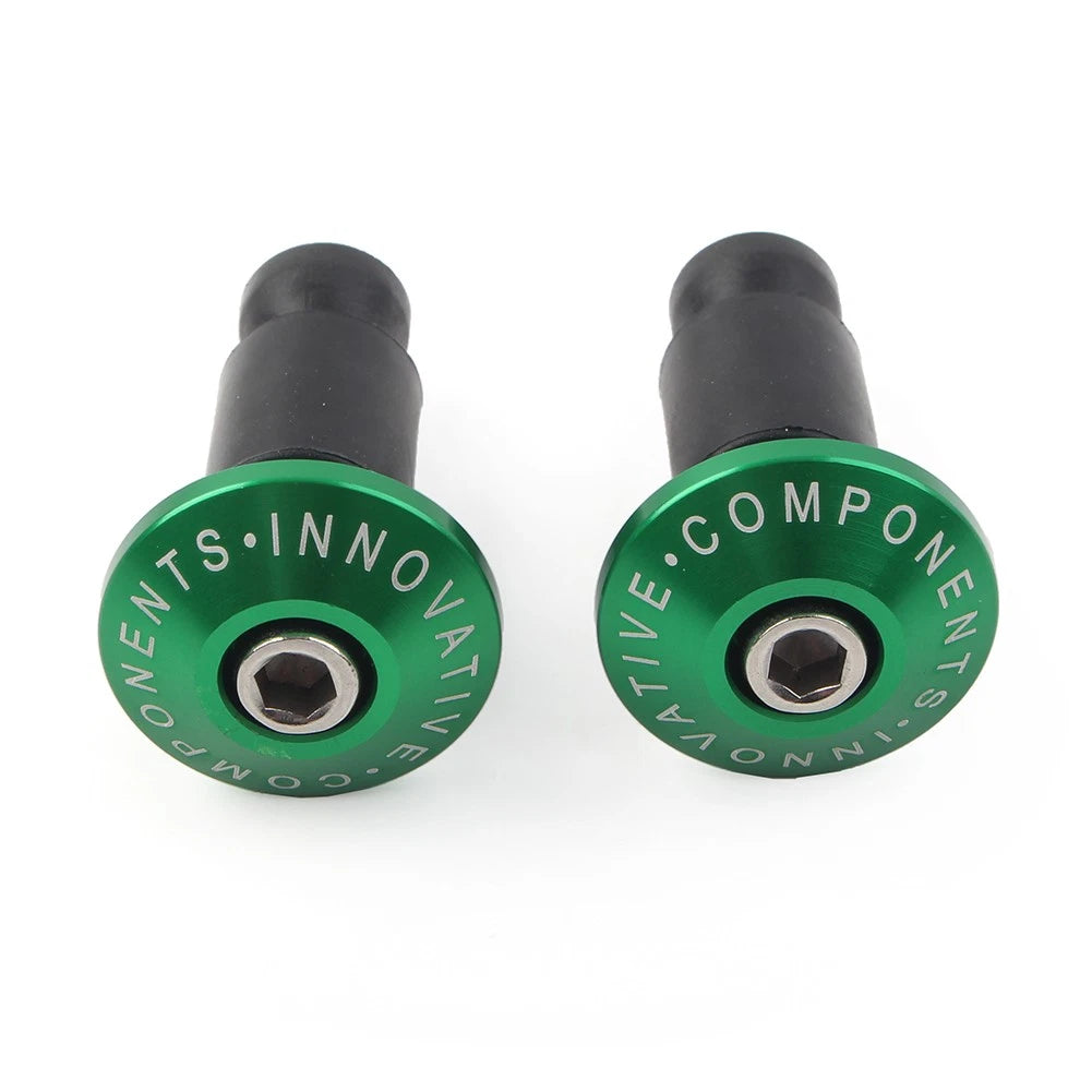 CNC Handle Bar End Weights for Dirt Bike (7/8'', Green)