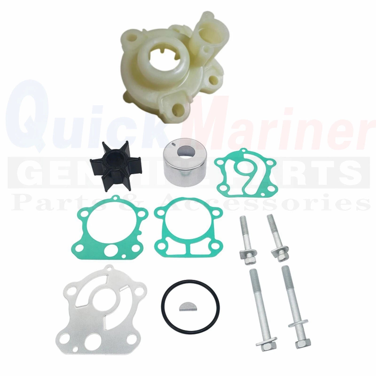 Water Pump Impeller Kit for Yamaha 2-Stroke 60-90hp Outboards (692-W0078-02-00)
