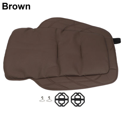 Leather Driver Position Cushion for BMW Mercedes Benz (65x48x3cm)