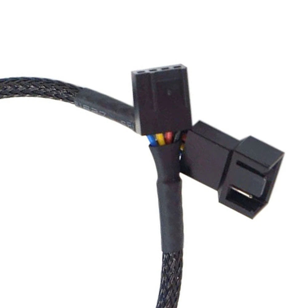 4-Pin PC Fan Extension Cable Adapter for Motherboard Fan Header