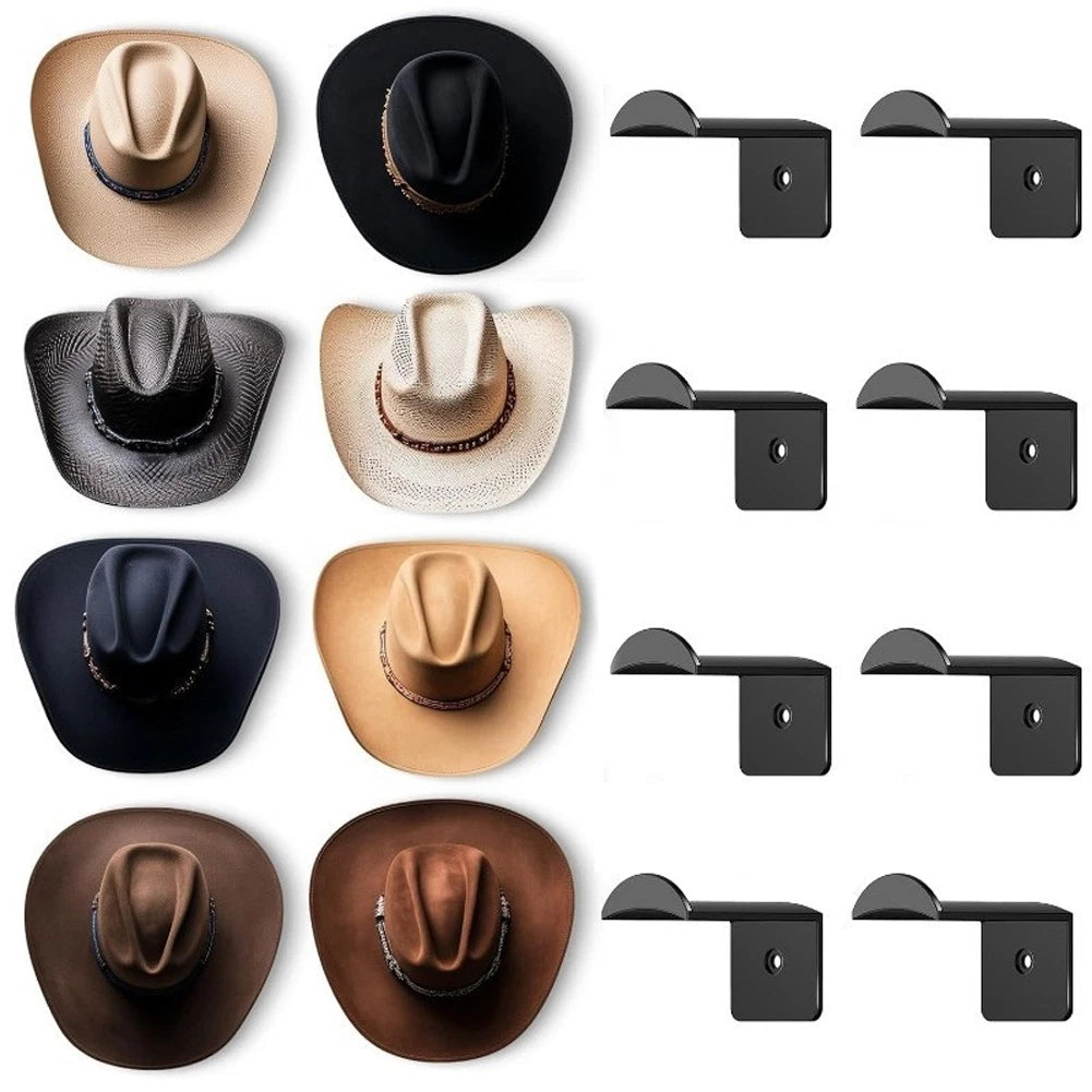 Entryway Storage Hat Holder Hooks - No-Drilling Installation, Space-Saving Design