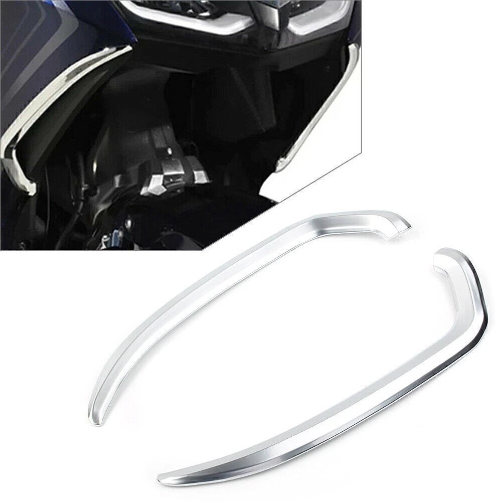 Matte Chrome Vertical Vent Trim for Honda Goldwing GL1800 (2018–2020)