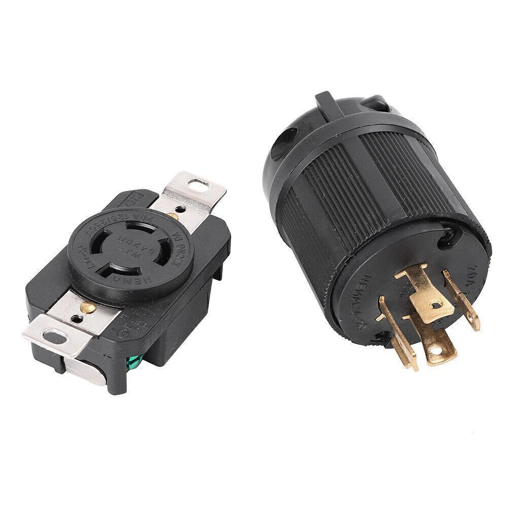 NEMA L14-20P L14-20R 20A 125/250V plug Connector for Generator Cord Assembly 581
