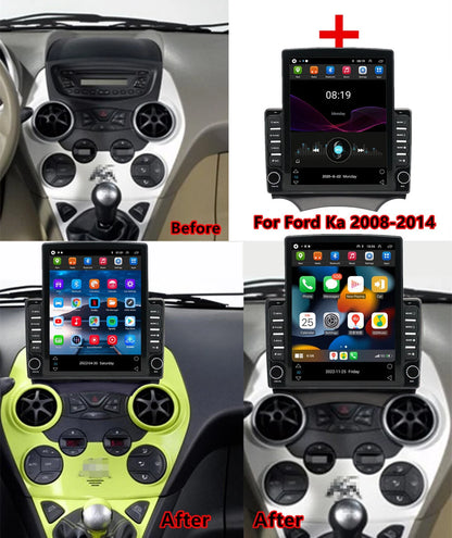 9.7'' Carplay GPS Navigation Stereo for Ford Ka (2008–2014)