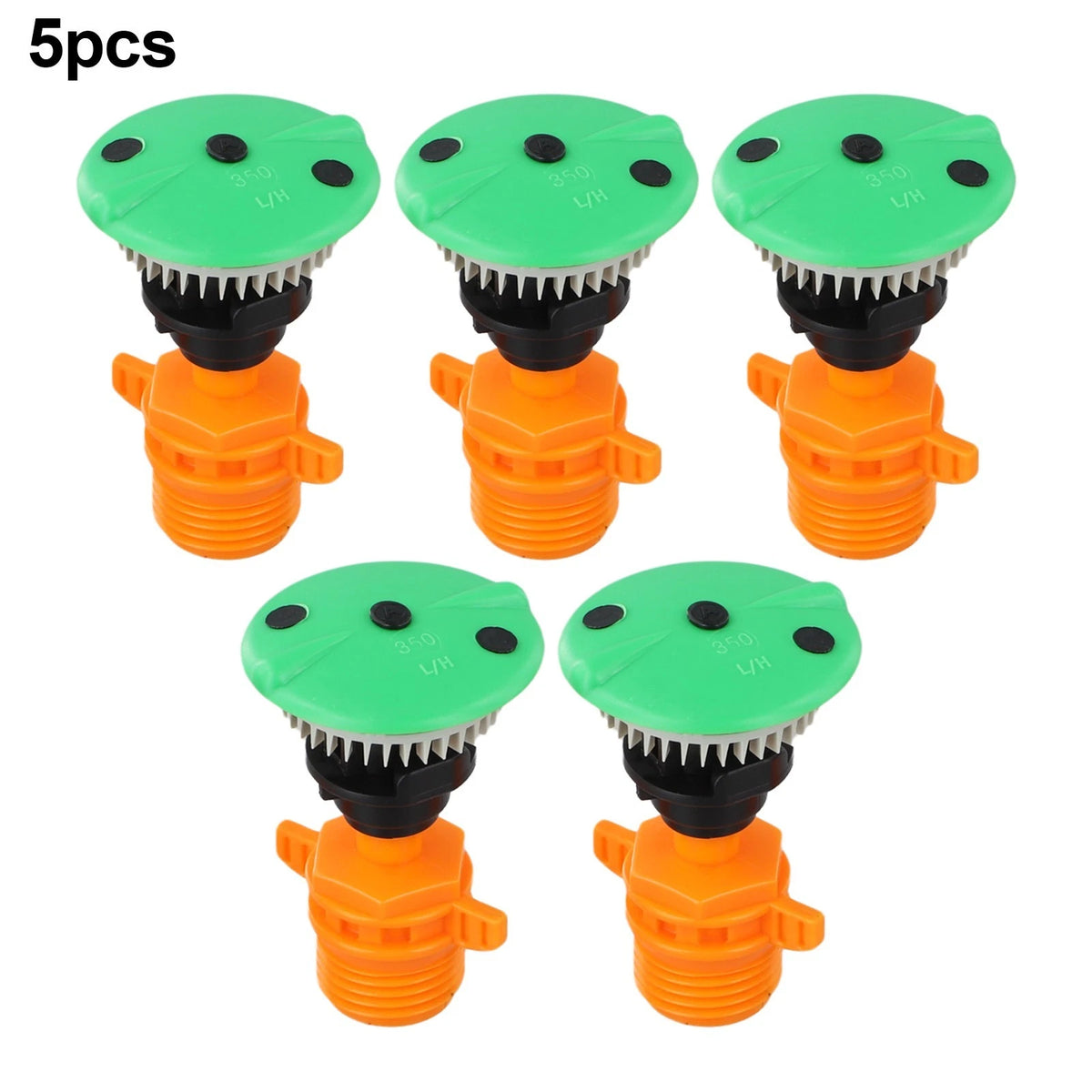 5PC Automatic Sprinkler Rotating Nozzles for Garden Lawn Watering