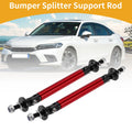 2X Adjustable Front Bumper Lip Splitter Strut Support Bars for
