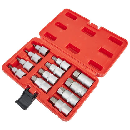 1x Drive Hex Bit Socket Set H5-H22 for Automotive