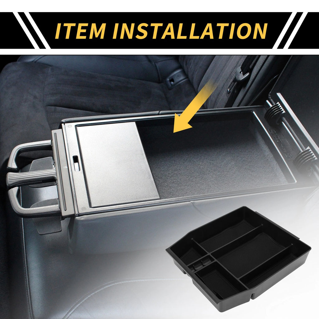 Center Console Organizer Tray Replacement for Ford F150 (2021–2024) Black