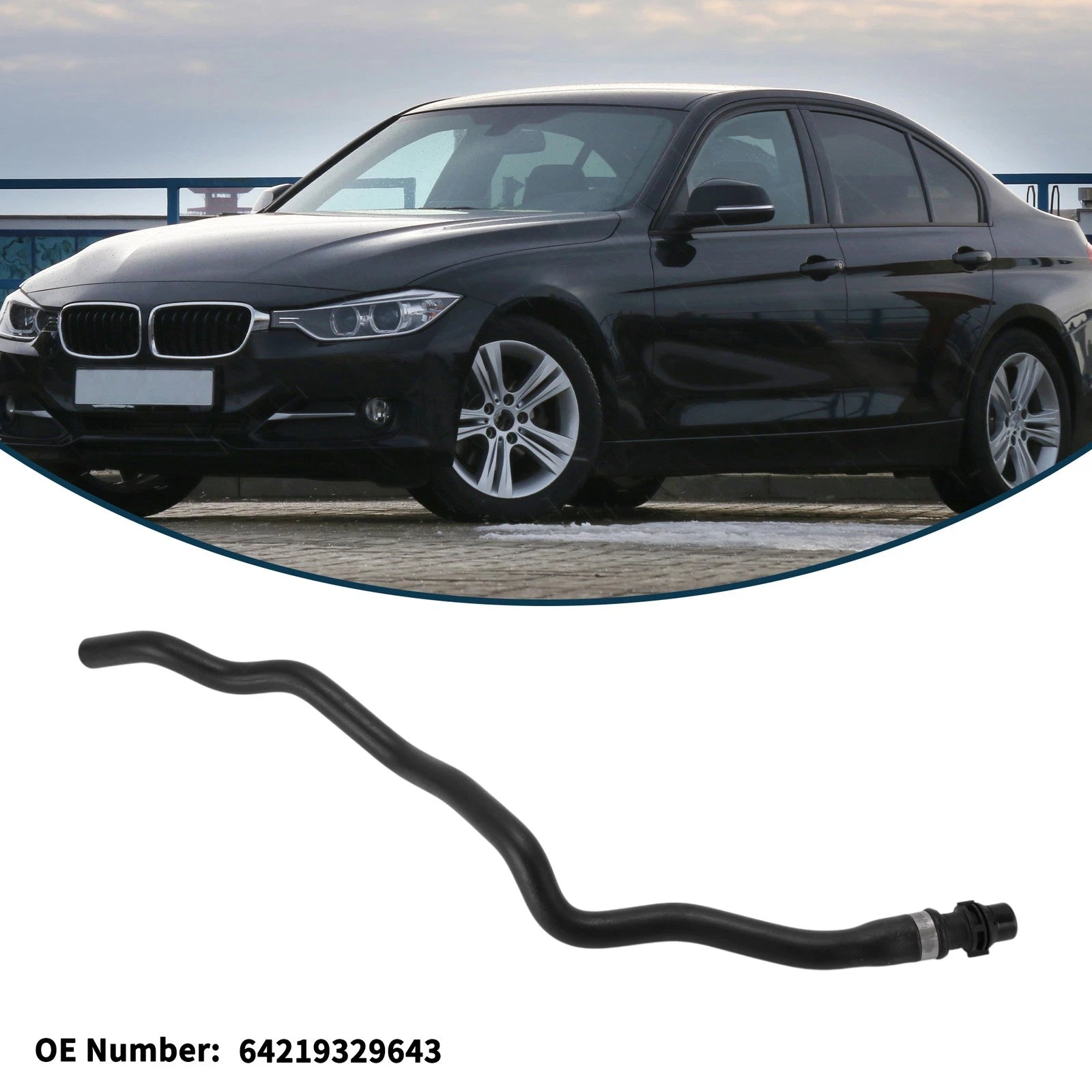 Radiator Hose Replacement for BMW 3 Series (2005–2019) Cooling Liquid Hose