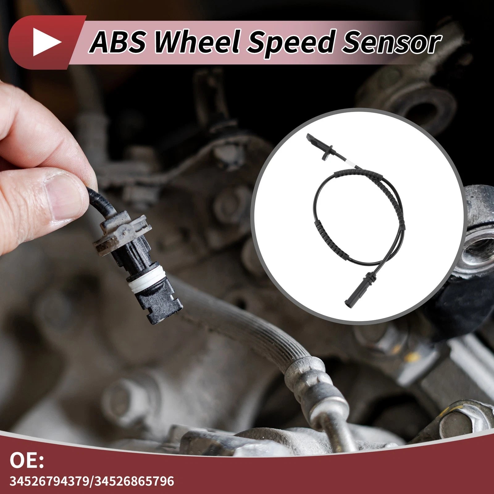 ABS Wheel Speed Sensor Replacement for BMW i3 Electric (2014–2022)