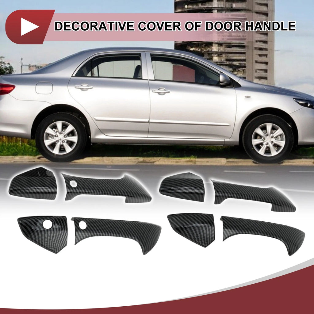 Car Door Handle Cover Set Outside Front for Honda Accord (2008–2012) ABS