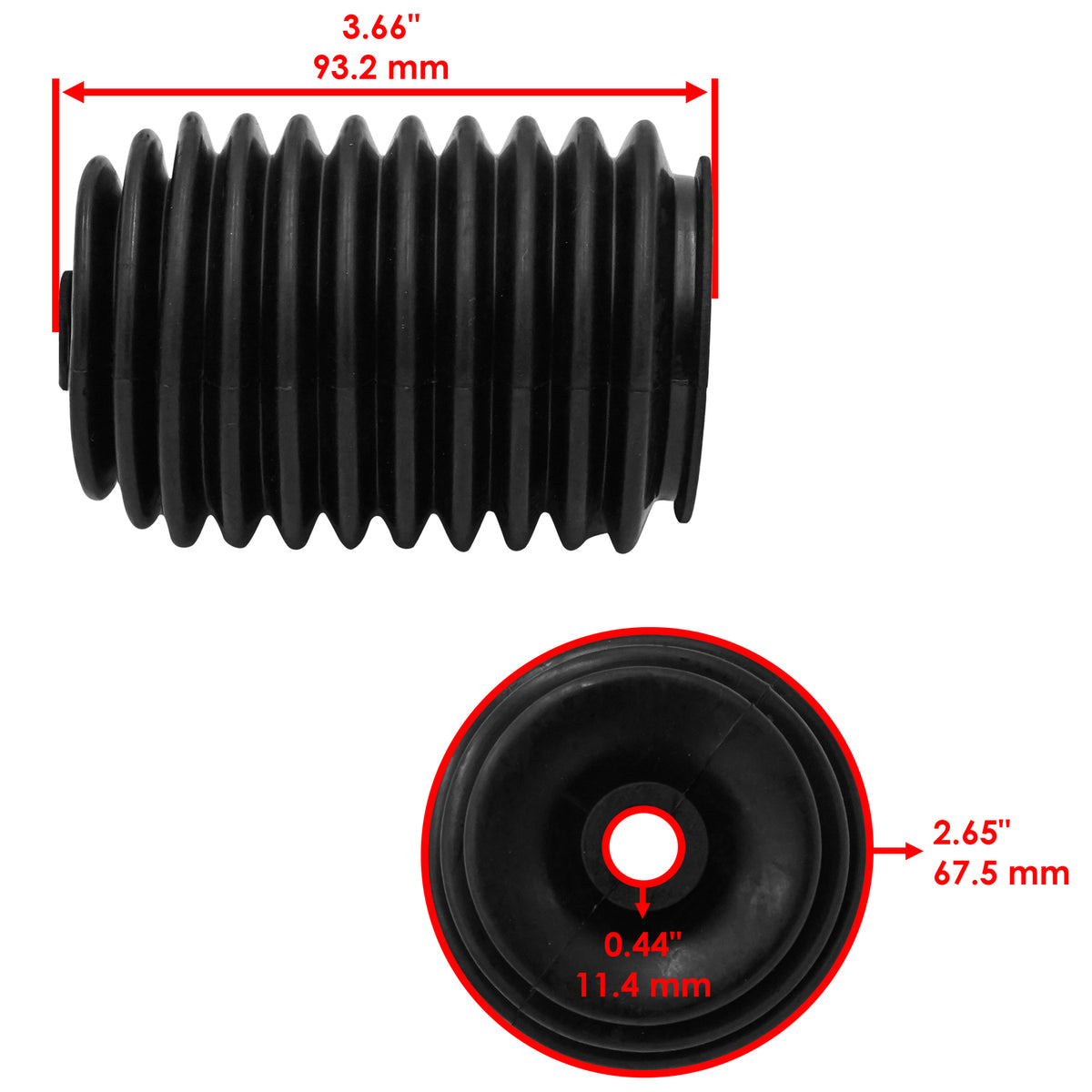 Rack and Pinion Boot Kit for Can-Am Commander 1000 4x4 (2011–2013)