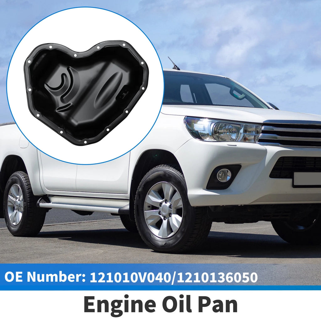 Engine Oil Pan Replacement for Toyota RAV4 (2009–2017) Steel Black