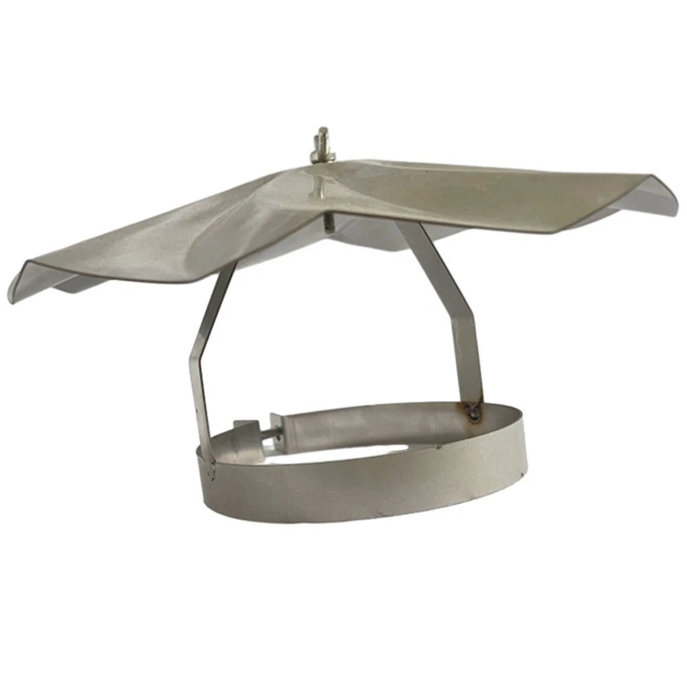 Umbrella Hat Stainless Steel Rain Cap for Wood Stove Chimney