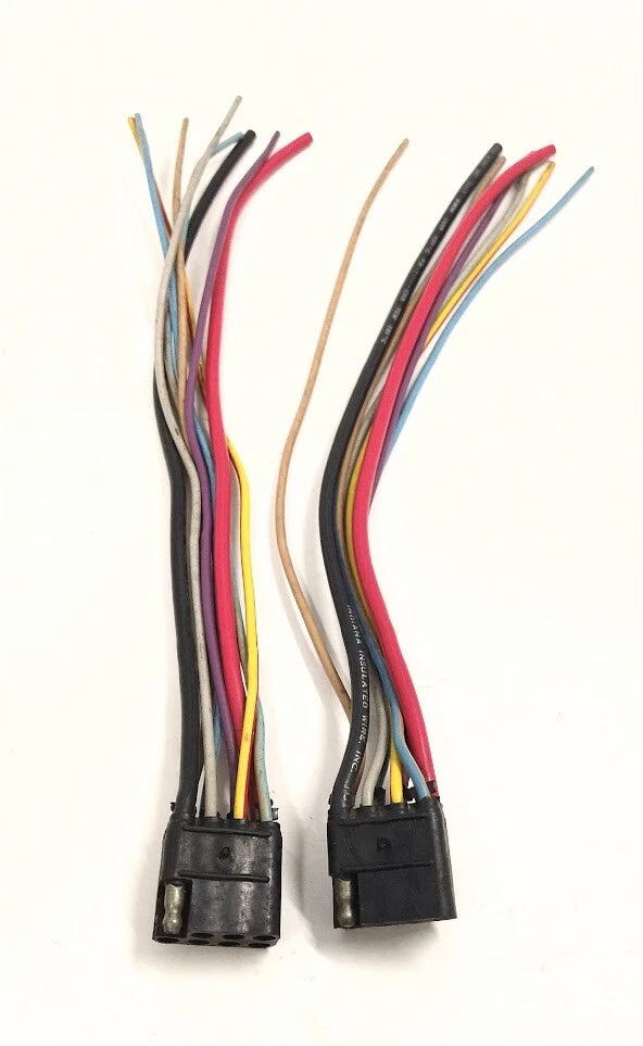 Set of 2 Pigtail 8 Way Wire Harness for - 853866006972