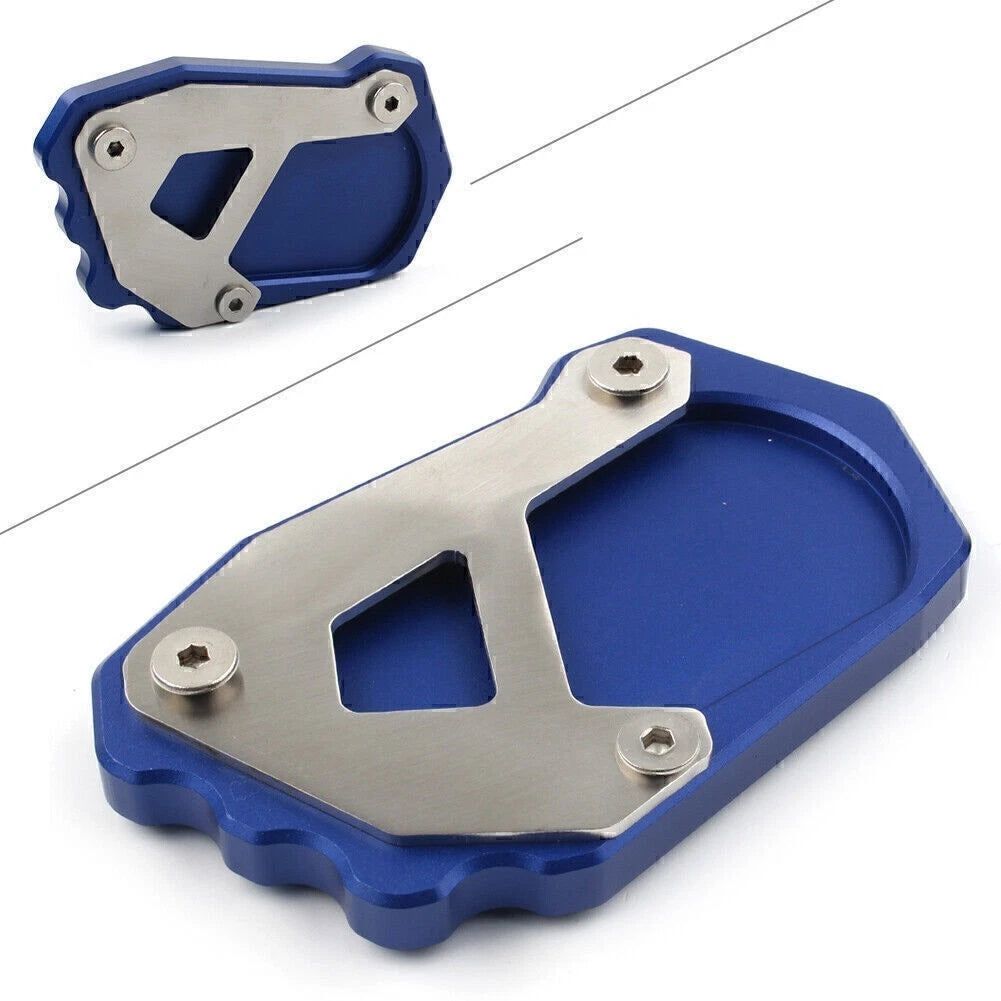 Kickstand Foot Side Stand Extension Pad for BMW R1200GS (2012–2018) Blue