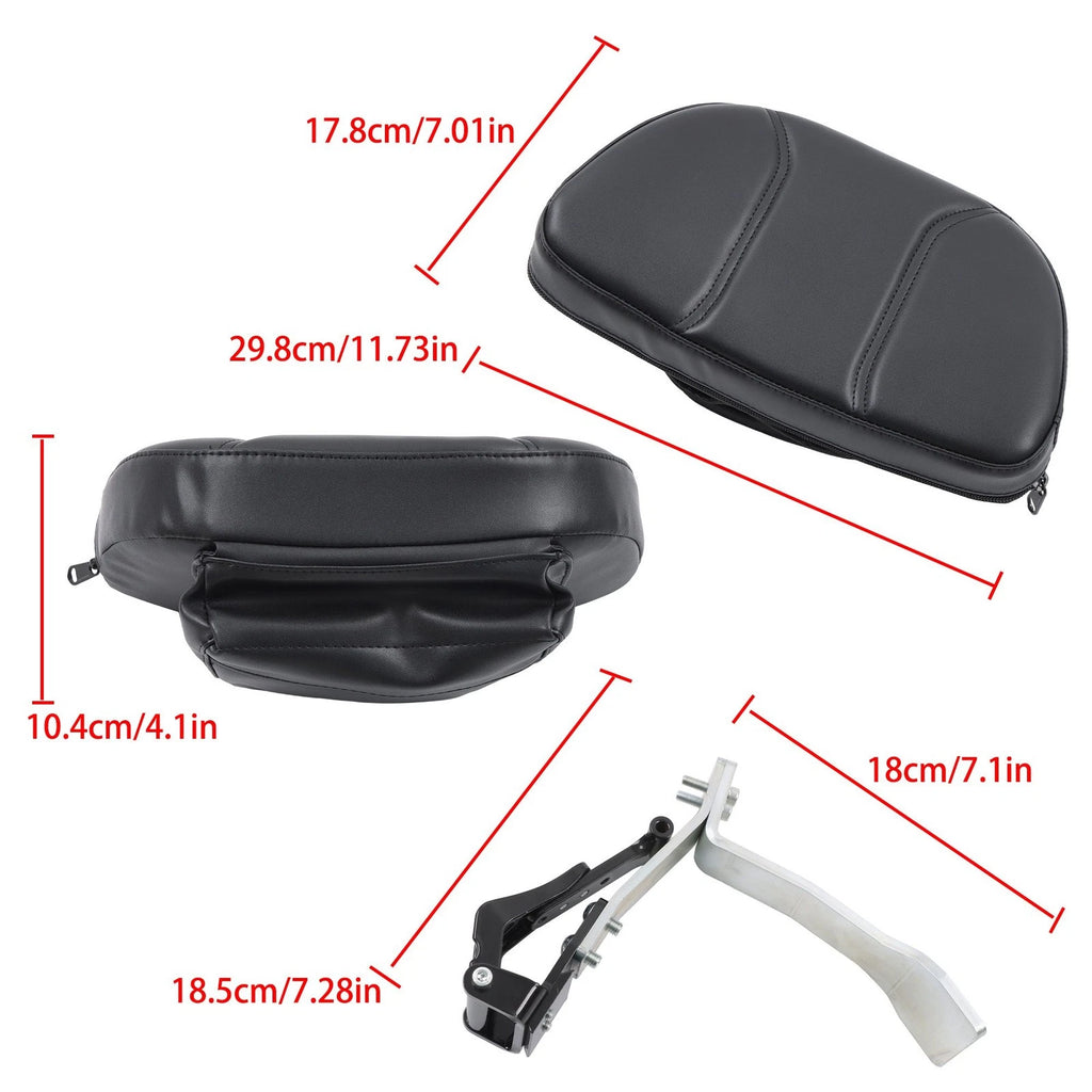 Removable Mount Driver Backrest for Can-Am Spyder RT RT-S (2010–2019)