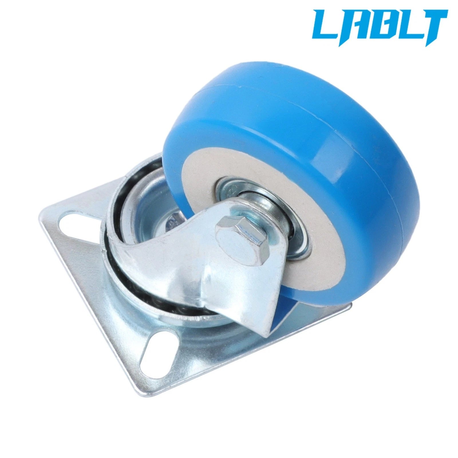 24Pcs 2-Inch Blue Swivel Casters for Various Applications (65lb Capacity)