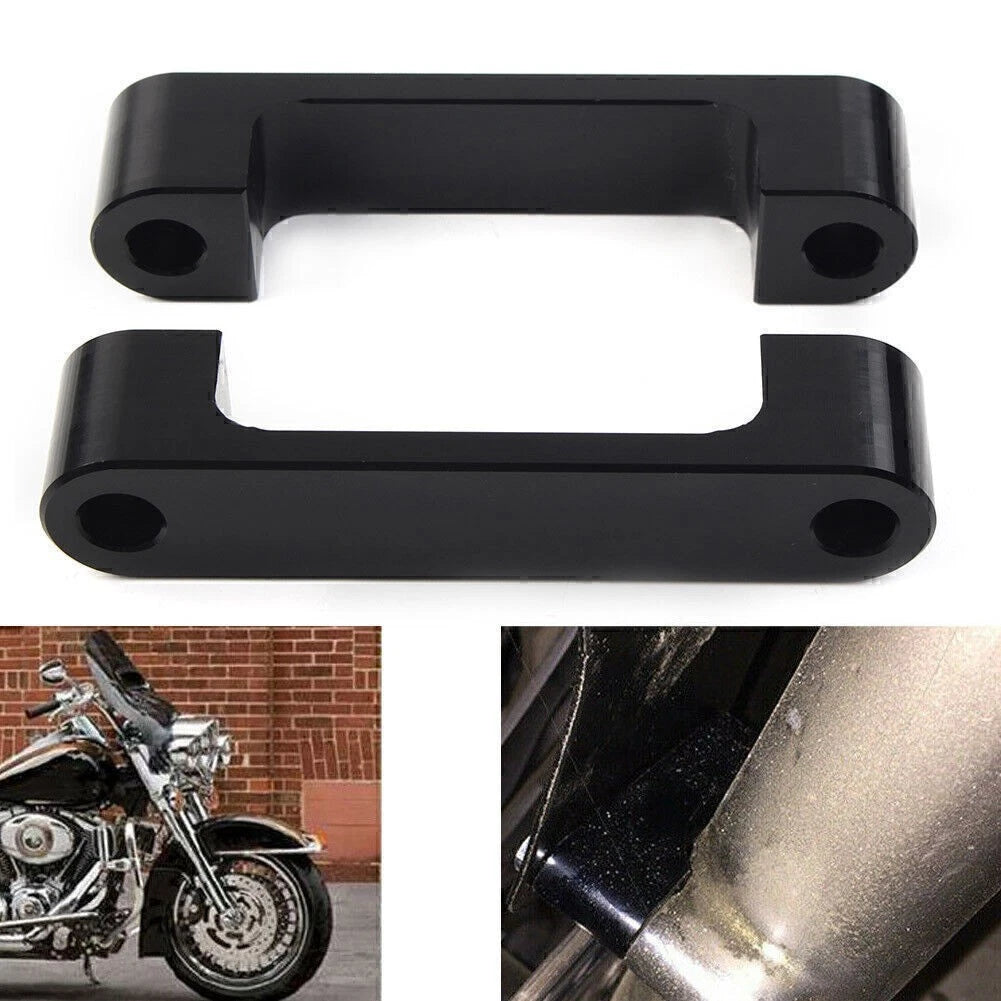 2X Front Fender Brackets Spacers for Harley Touring (1996–2013)