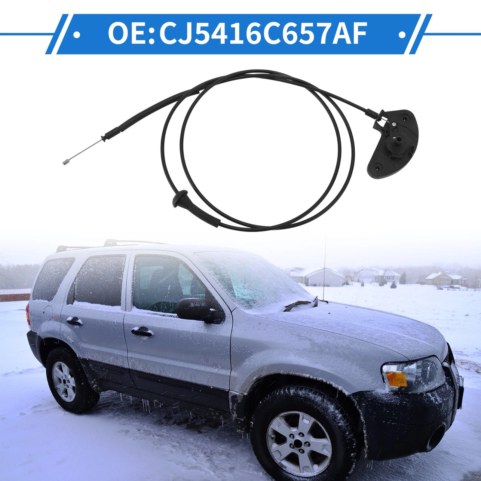 Hood Release Cable No.CJ5416C657A for Ford Escape (2013)