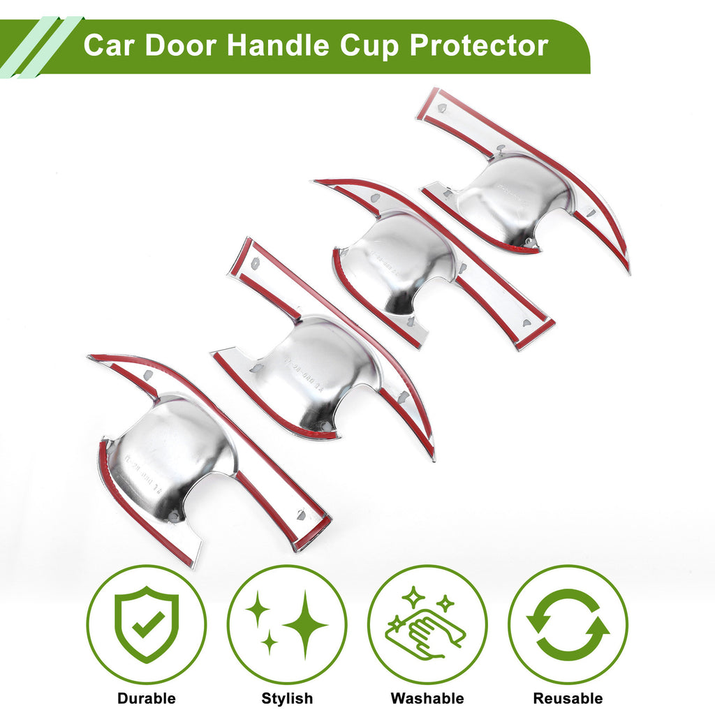 Car Door Handle Cup Protector for Toyota Camry Chrome (2012–2024)