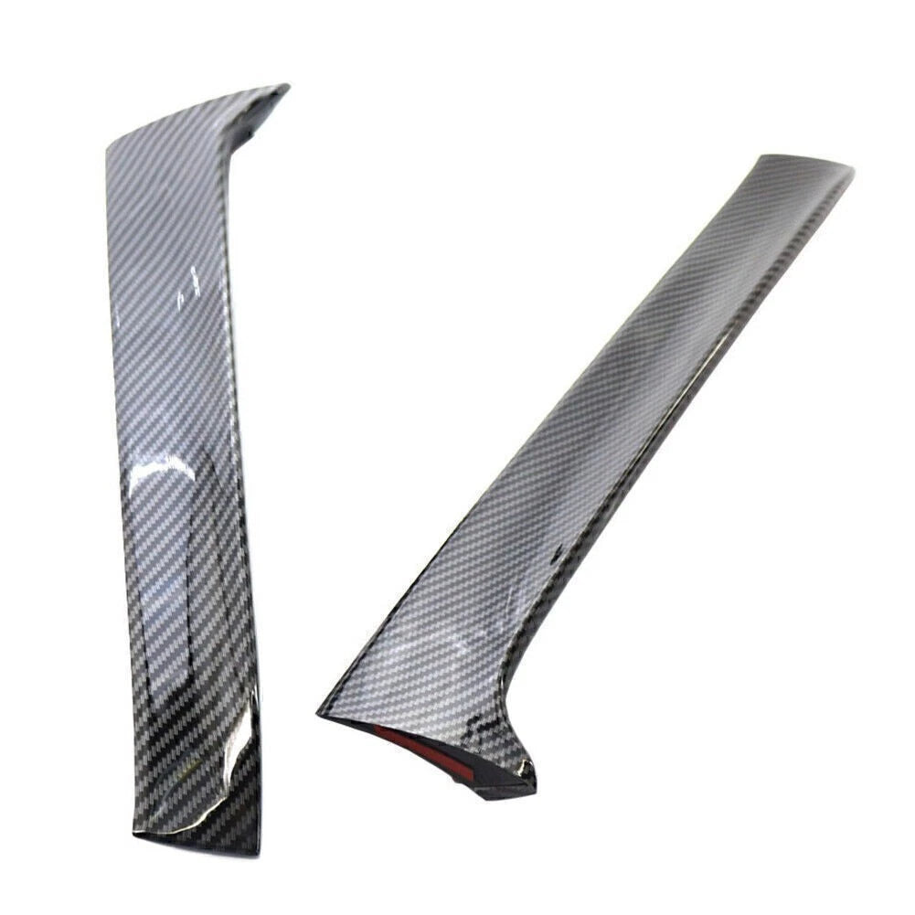 2X Rear Window Side Spoiler Canard Trim for VW Golf 7 MK7 (2014–2017)