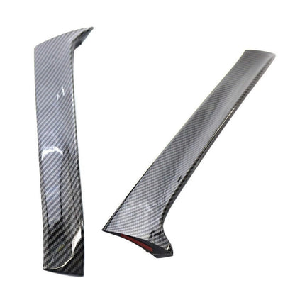 2X Rear Window Side Spoiler Canard Trim for VW Golf 7 MK7 (2014–2017)