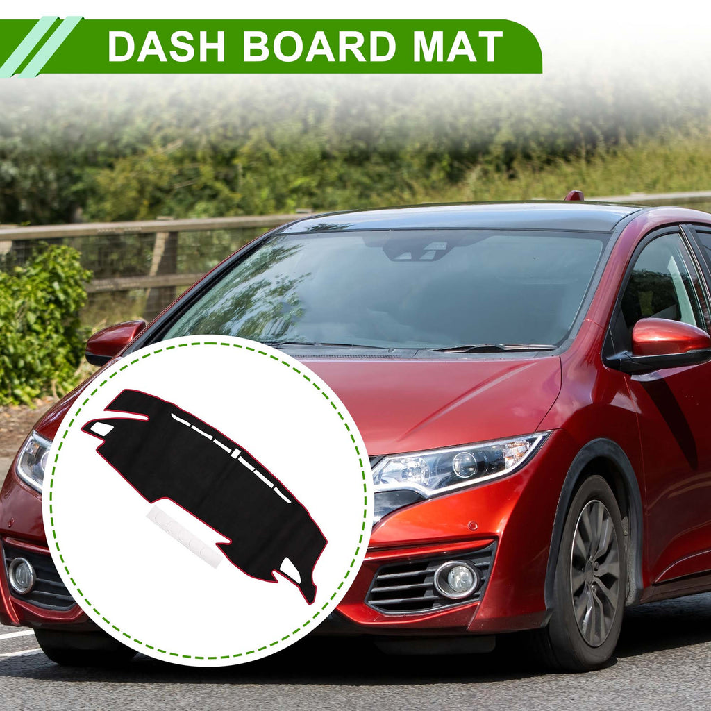 Dashboard Dash Cover Mat Replacement for Honda Civic Type R (2017–2024)