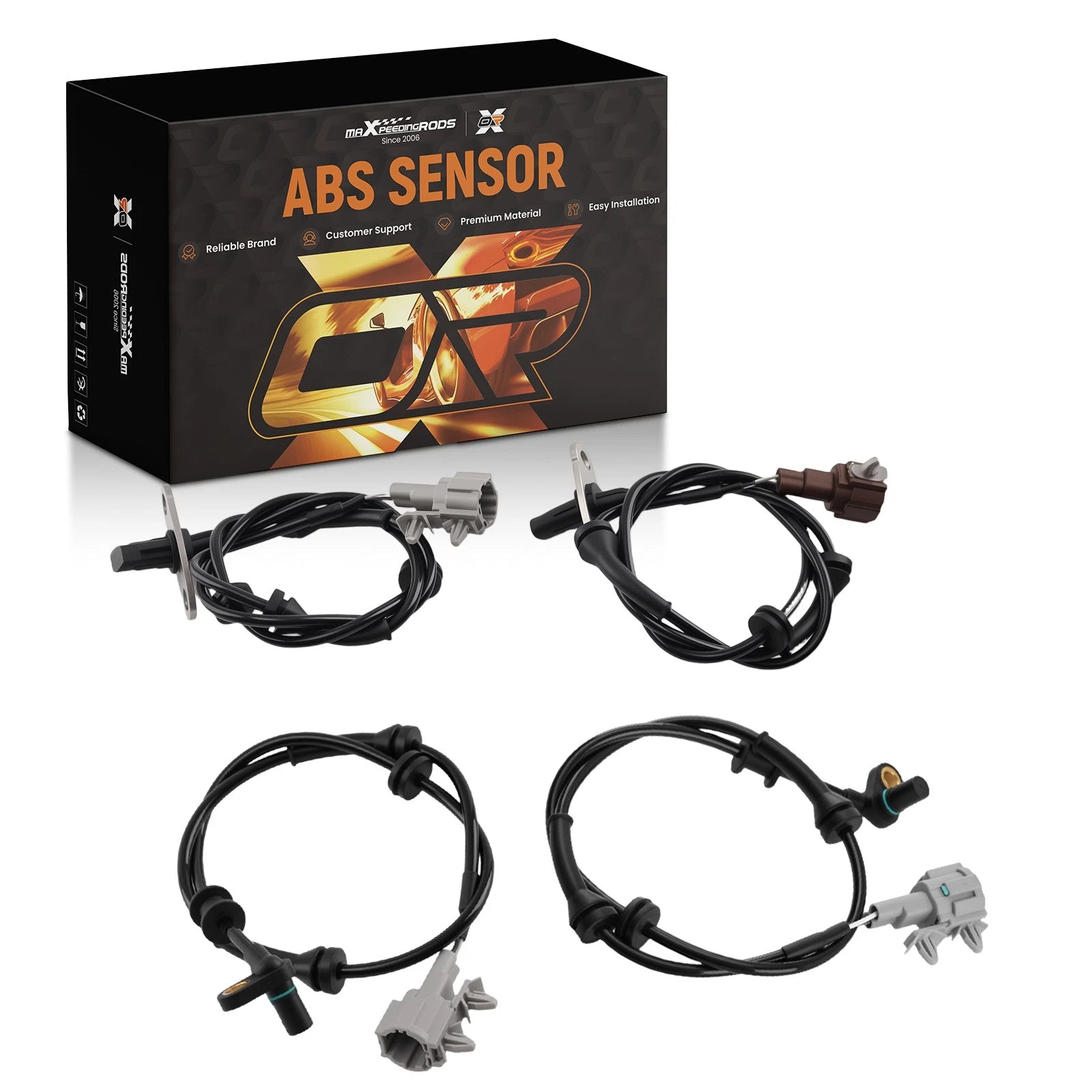 4X ABS Wheel Speed Sensor for Nissan Frontier (2005–2019) 47900-EA005