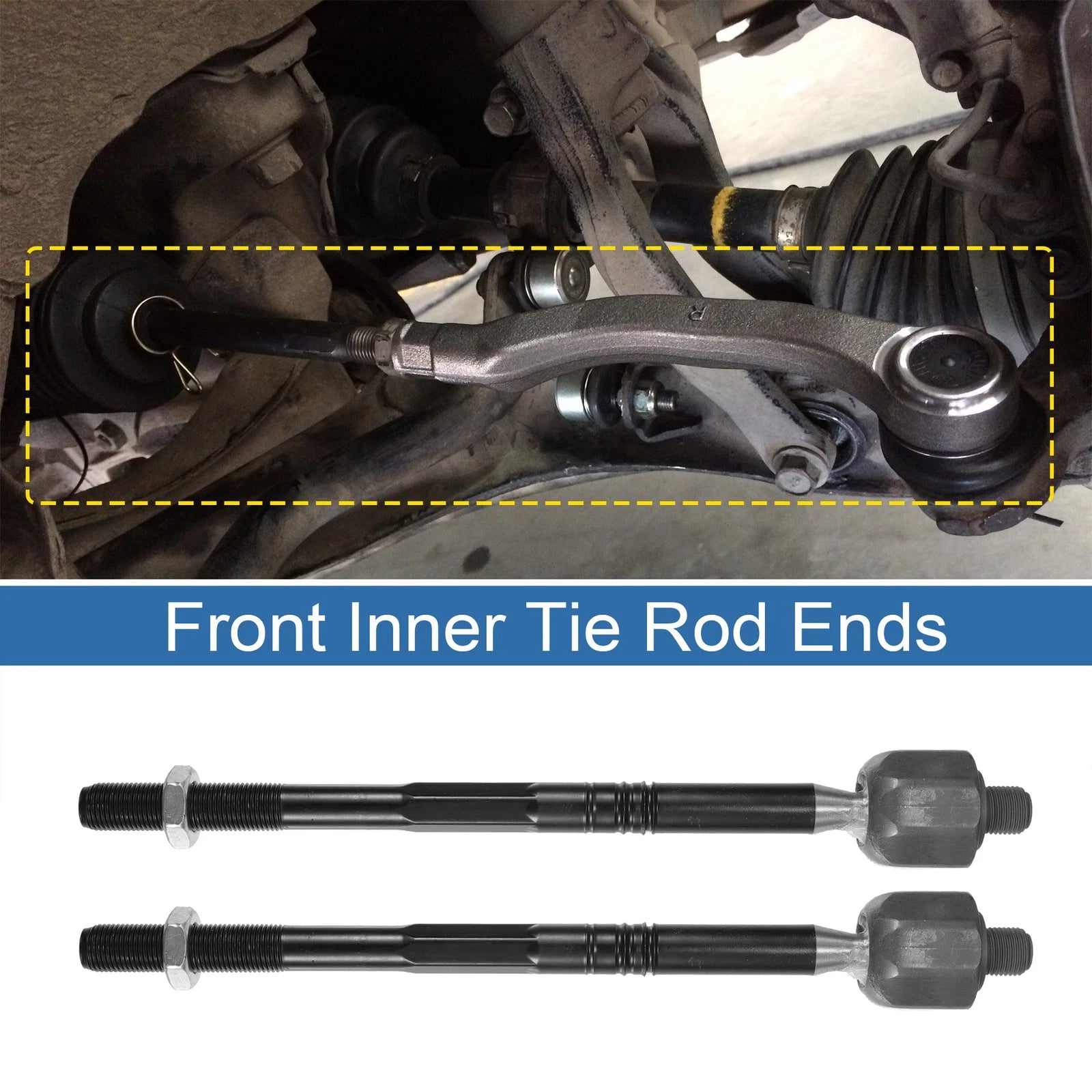 2pcs Front Inner Tie Rod End Link Replacement for Chevrolet Cruze (2011–2015)