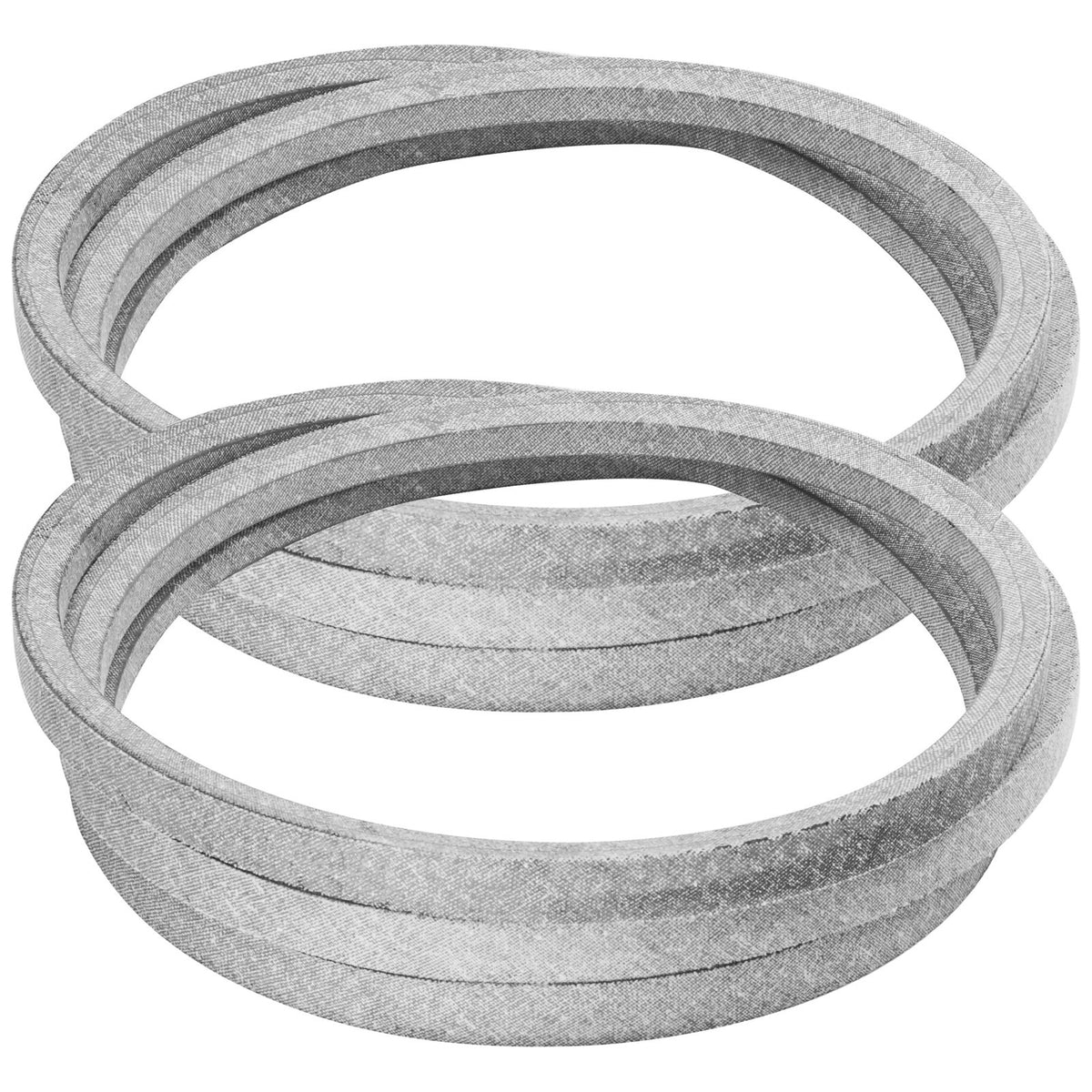 Secondary Deck Drive Belts Set for Jonsered LT19 LT2119 LT2122 (48 in)