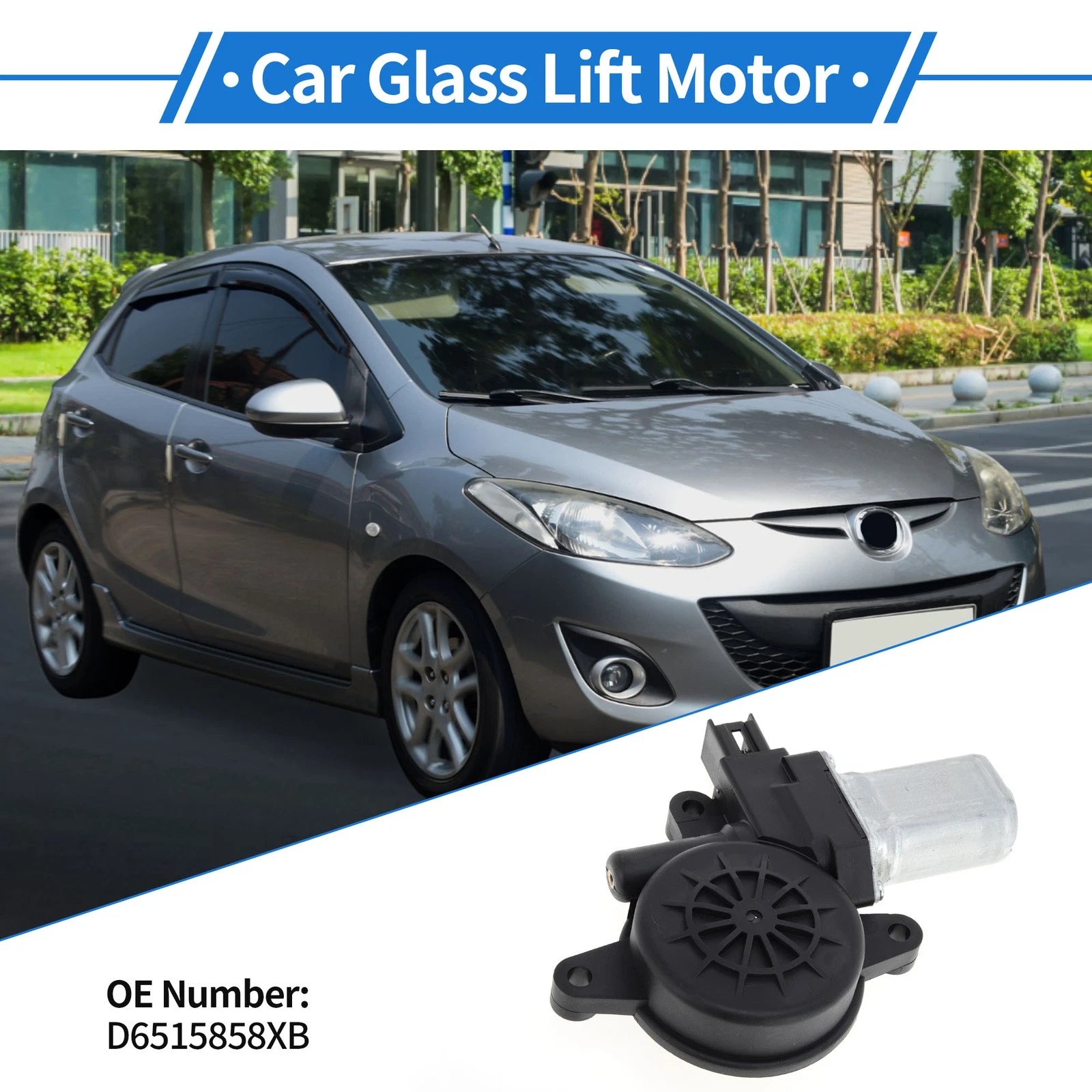 Power Window Regulator Lift Motor Replacement for Mazda 2 3 6 CX-5 (2009–2017)