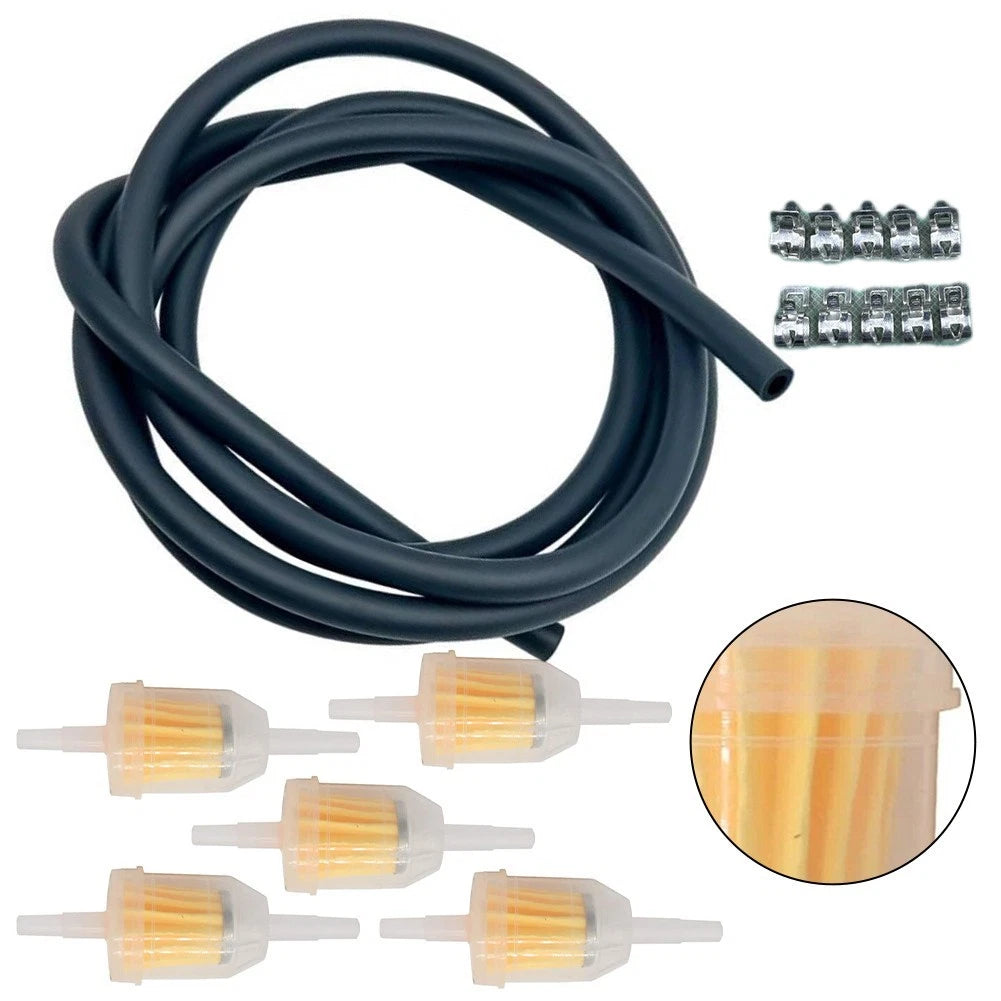 Fuel Line Hose Kit with Inline Filter for Tecumseh Engine (7 Feet)