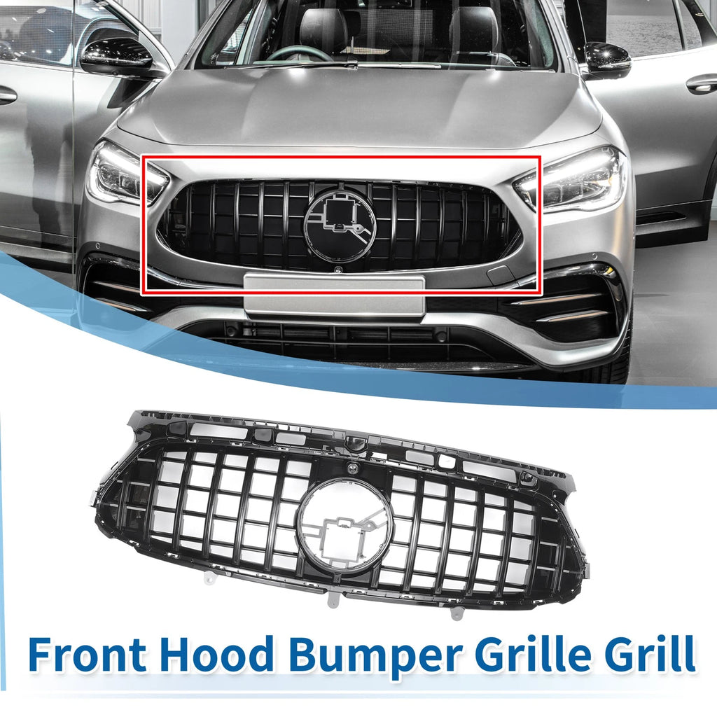 Front Bumper Grille Grill for Mercedes-Benz GLA-Class (2014–2019)