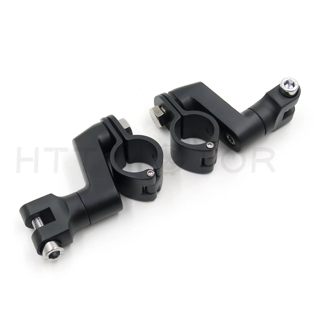 Offset Foot Peg Mount for Harley Sportster Dyna Softail (1")