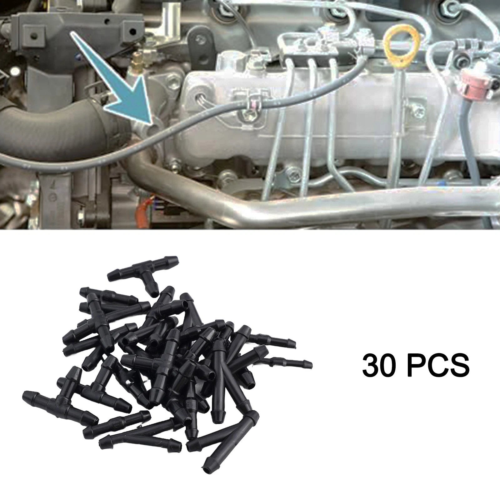 30-Piece Hose Connector Set - Leak-Proof, Strong, Rugged