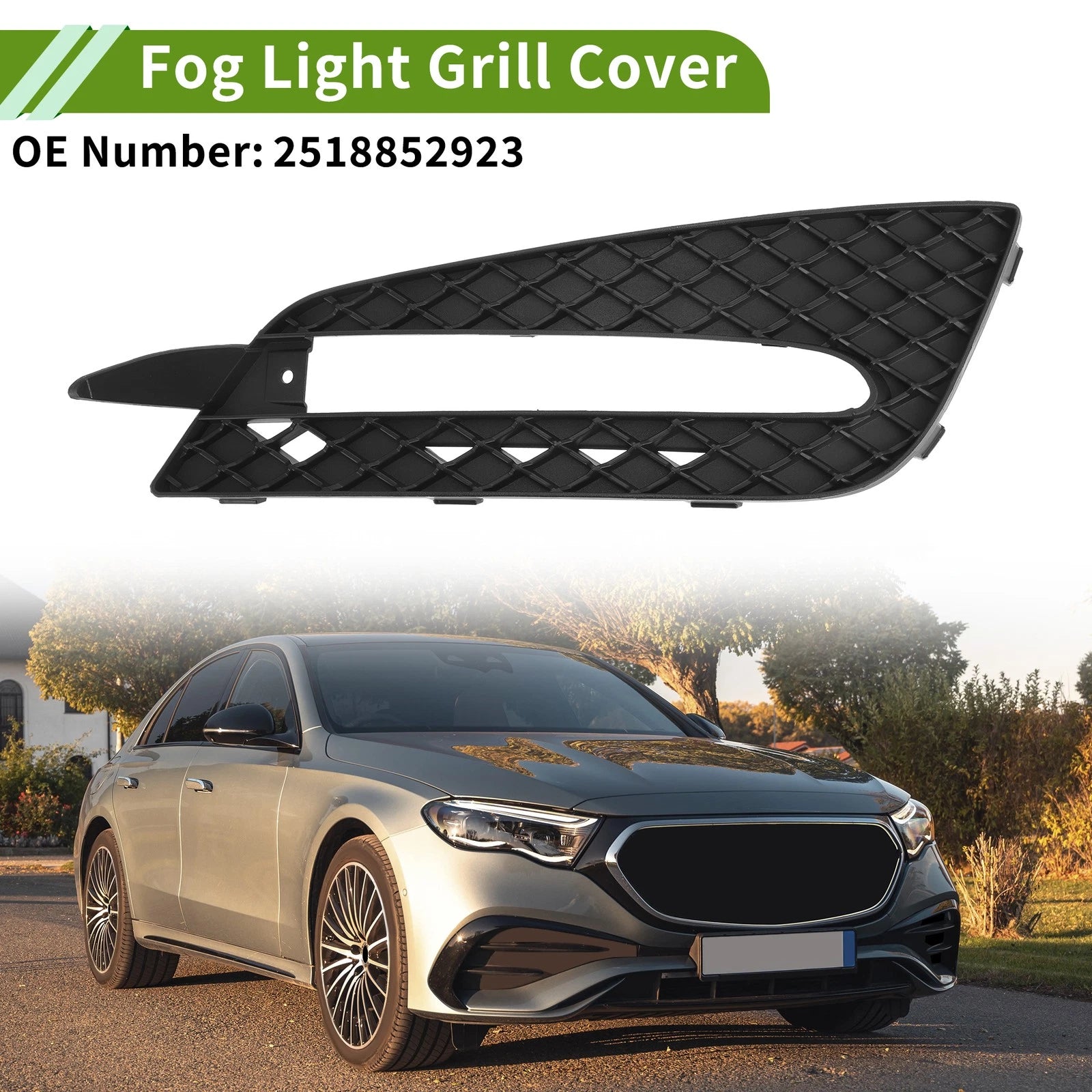 Front Left Fog Light Grille Replacement for Mercedes Benz W251 (2009–2013)