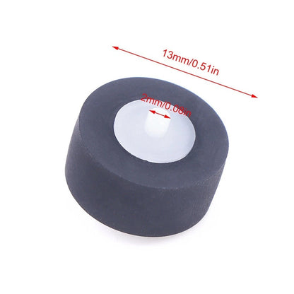 Rubber Pinch Roller Wheel 13x6x2mm Axial Type for Cassette Tape Playback