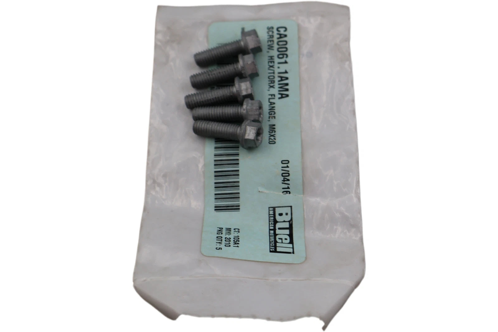 Screw Hex/Torx Flange M6X20 for Buell (CA0061.1AMA)