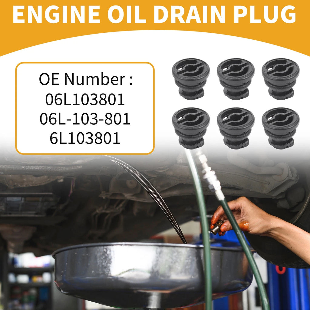 Oil Drain Plug Thread Repair Set for Audi A3 (2015–2020) 6-Piece