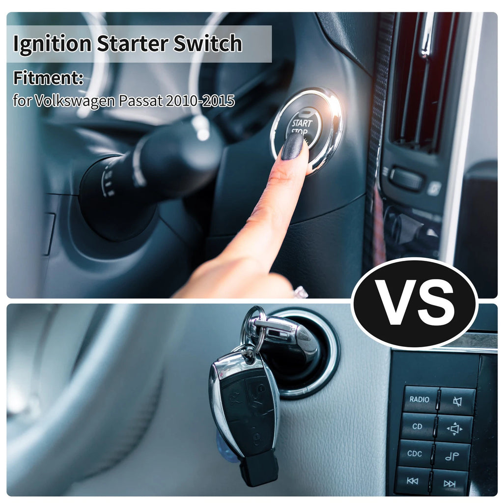 Keyless Engine Ignition Starter Switch for Volkswagen Passat (2010–2015) No.561959839